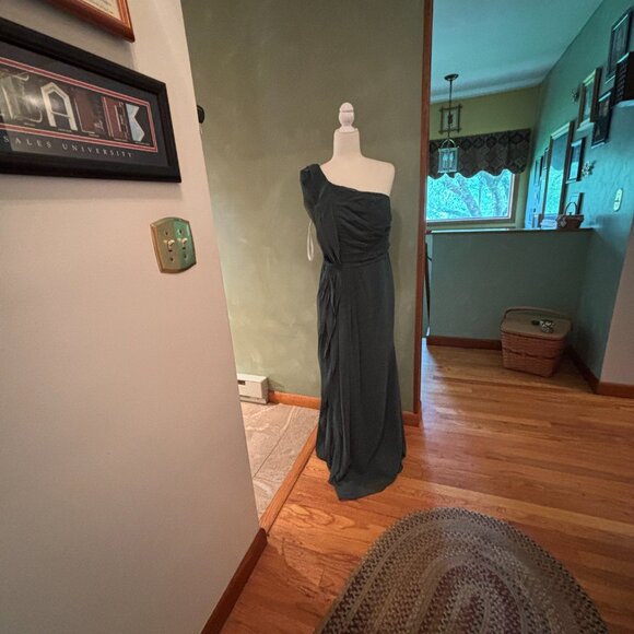 Azazie Formal Off Shoulder Long Gown - Picture 4 of 16